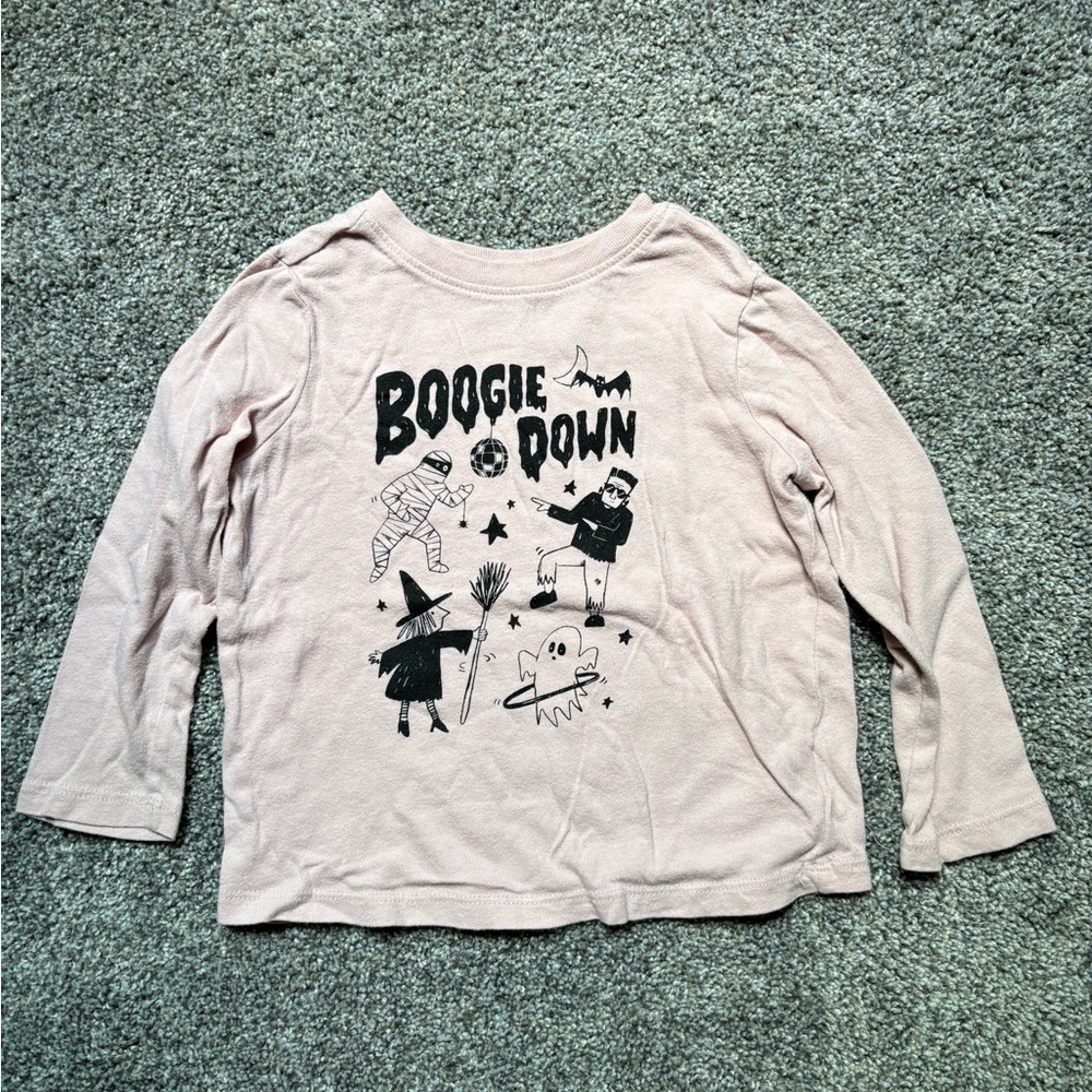 5/$15 Old Navy Boogie Down Long Sleeve Tee - Light Pink